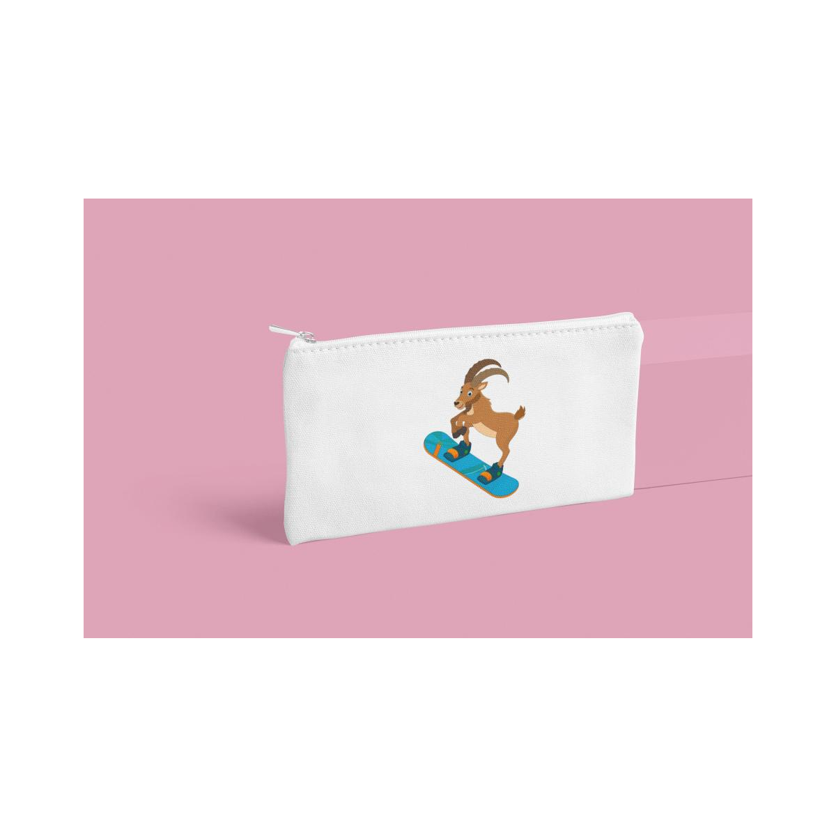 Schulrucksack-Set Snoboard Ziege