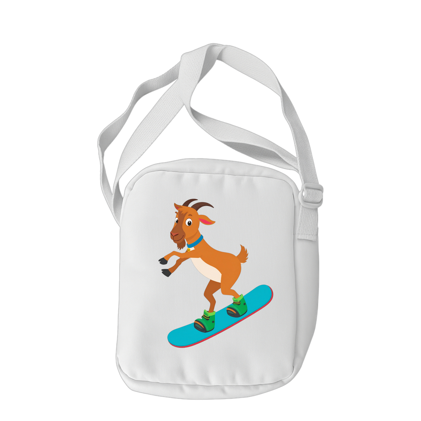 Schulrucksack-Set Snoboard Ziege