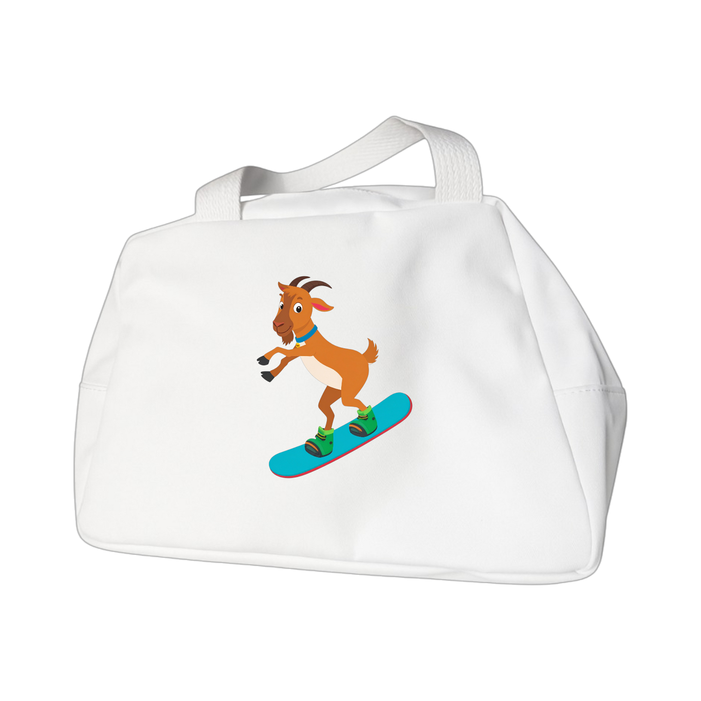 Schulrucksack-Set Snoboard Ziege