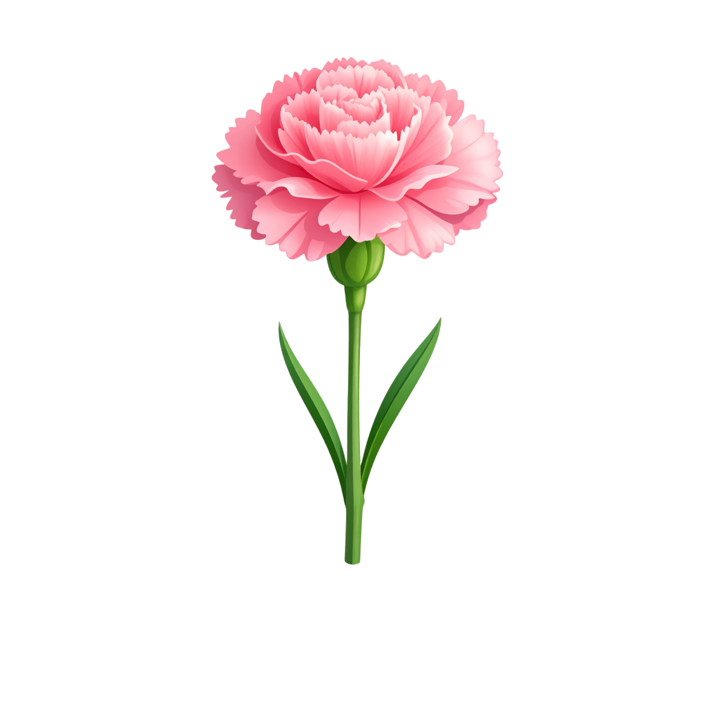 Schulrucksack-Set wunderschöne realistische Nelke 1