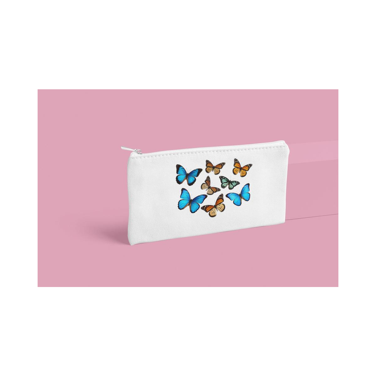 Schulrucksack-Set realistischer Schmetterling Schwarm