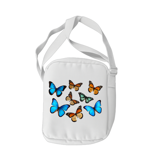 Schulrucksack-Set realistischer Schmetterling Schwarm