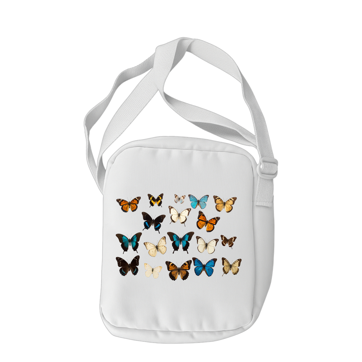Schulrucksack-Set realistischer Schmetterling Schwarm 2