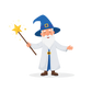 Turnbeutel Comic alter Magier 3