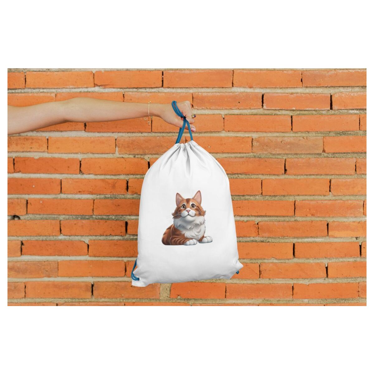 Turnbeutel Comic Katze