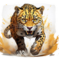 Turnbeutel Leopard