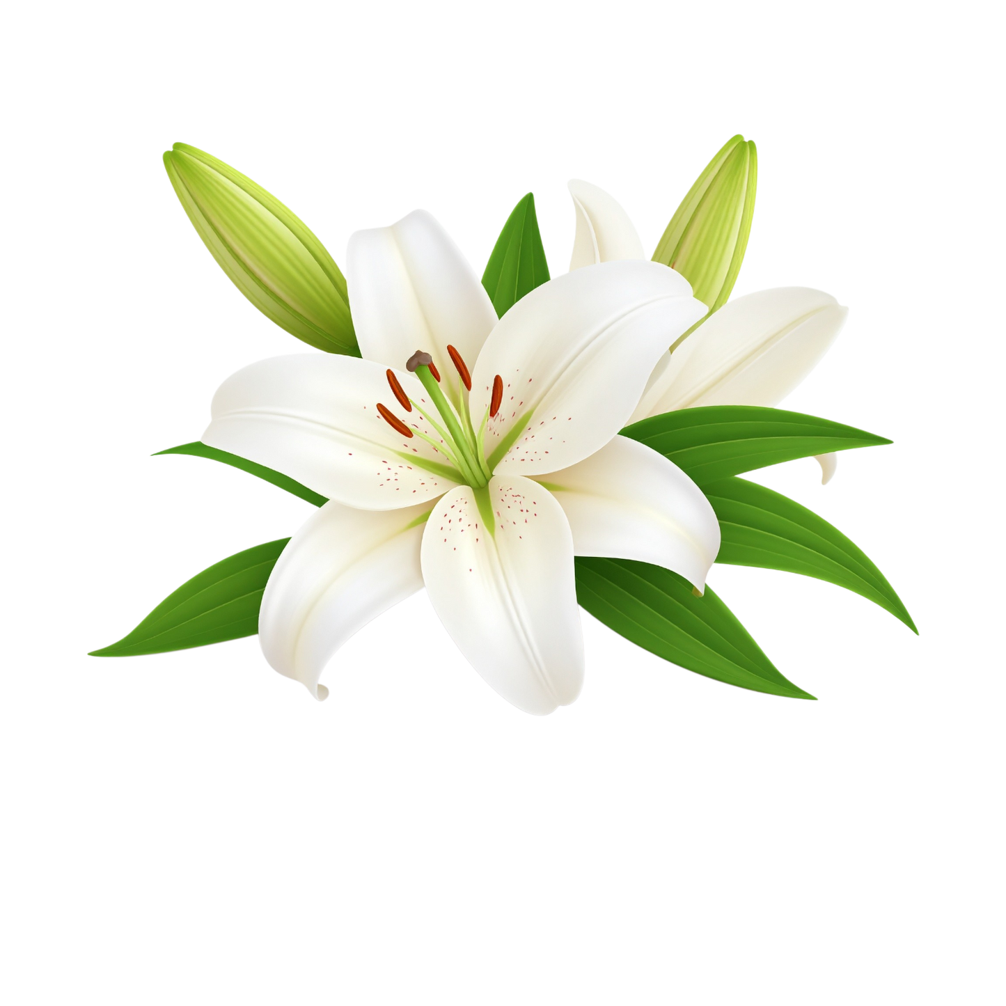Turnbeutel wunderschöne realistische Lilienblume 2