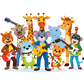 Turnbeutel tierische Band 2