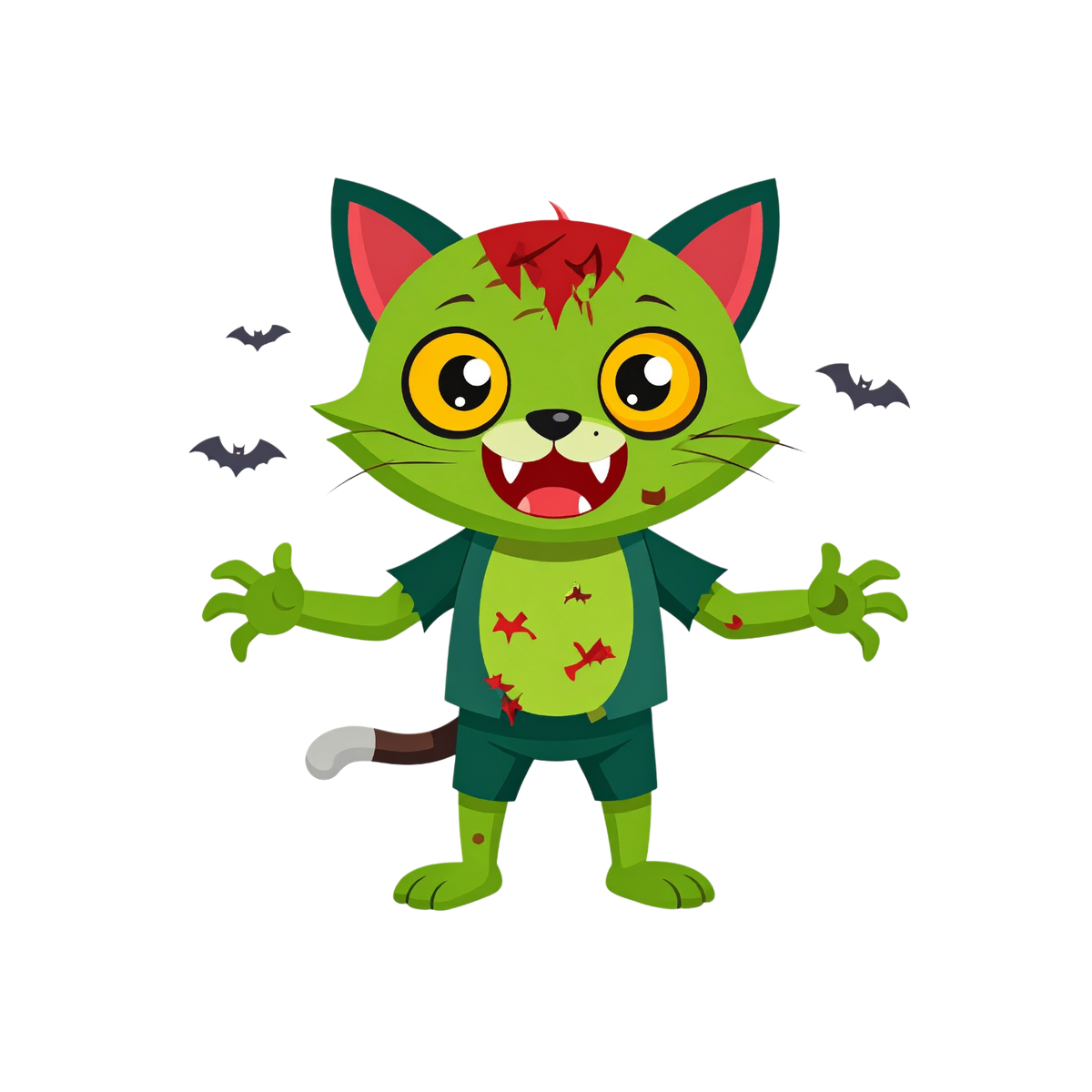 Turnbeutel Vampir Katze