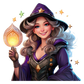 Turnbeutel weisse Magierin