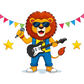 Turnbeutel Rockstar Löwe